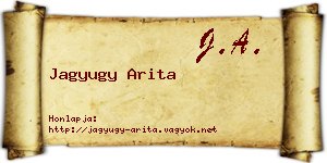 Jagyugy Arita névjegykártya